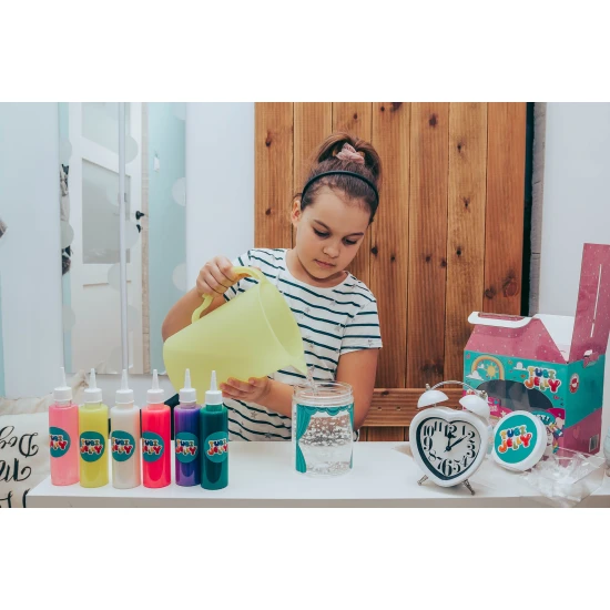 Tubi Jelly Kreativset mit Aquarium XL Einhorn zum Gestalten von 3D Figuren