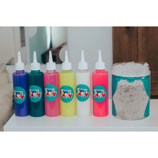 Tubi Jelly Kreativset mit Aquarium XL Einhorn zum Gestalten von 3D Figuren