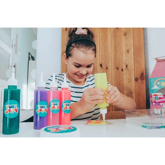 Tubi Jelly Kreativset mit Aquarium XL Einhorn zum Gestalten von 3D Figuren