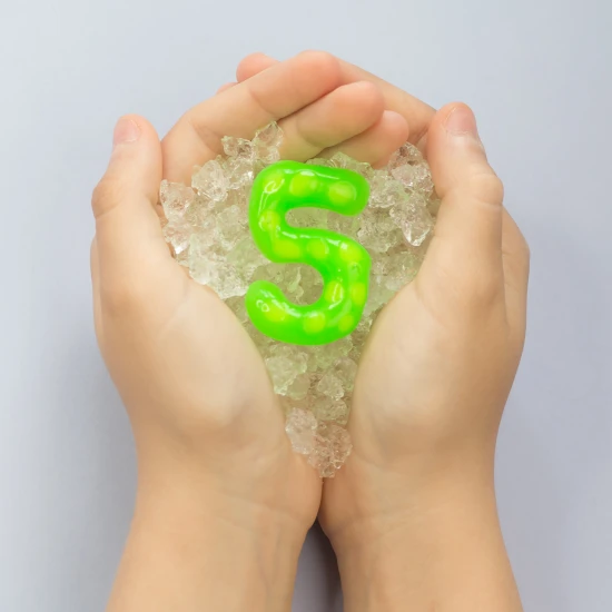 Tubi Jelly Kreativset mit Aquarium XL Zahlen zum Basteln von 3D Gel Figuren