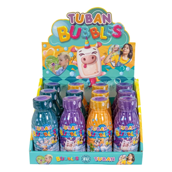 Display + 12 Stück Luftpolsterfolie 250 ml