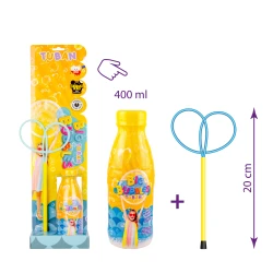 Mini Butterfly Seifenblasenreifen-Set + Flüssigkeit 400 ml