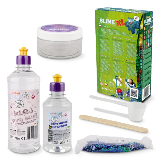 DIY Slime Kit zur Herstellung von Chamäleon-Schleim für Kinder. XL-Set. Mach deinen eigenen Schleim.