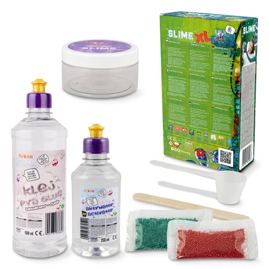 DIY Slime Kit zur Herstellung von Chamäleon-Schleim für Kinder. XL-Set. Mach deinen eigenen Schleim.