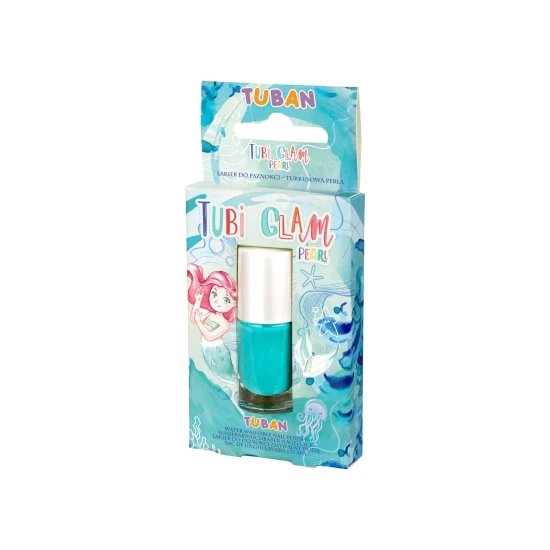 Nagellack in Perlmutt-Türkis wird jede kleine Prinzessin begeistern.