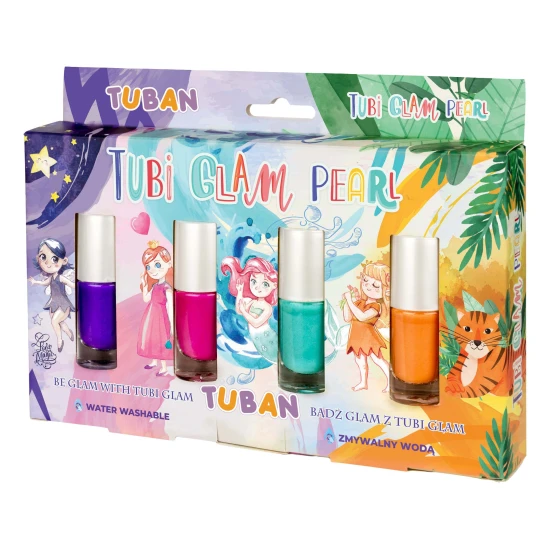 Das 4-teilige Nagellack-Set Tubi Glam ist ein tolles Geburtstagsgeschenk.