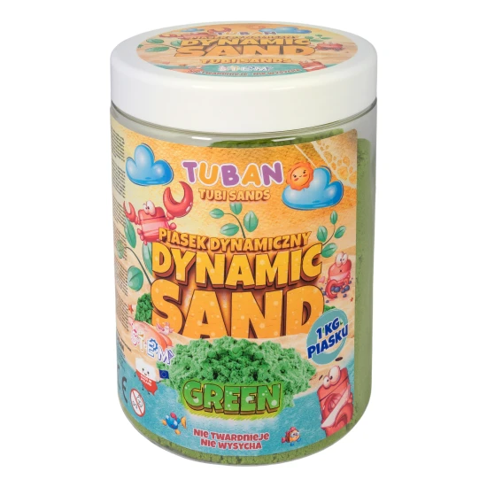 Dynamischer Grünsand. Verpackung 1 kg.