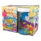 Hydrophober Sand 5er-Set Farben mit Aquarium