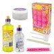 DIY Slime Kit zur Herstellung von Schleim Magic Pink für Kinder. XL-Set. Stelle deinen eigenen Schleim her.