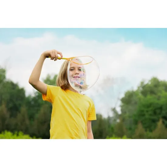 Reifen zum Herstellen großer Seifenblasen.