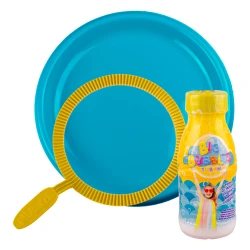 Bubble Hoop Set mit Platte + Flüssigkeit 250 ml
