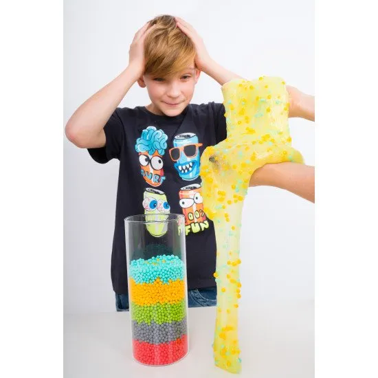 Bunte Mineralkugeln für noch mehr Spielspaß mit Schleim.