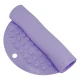 Rutschfeste violette Badematte mit Saugnäpfen für Sicherheit und Komfort beim Baden.