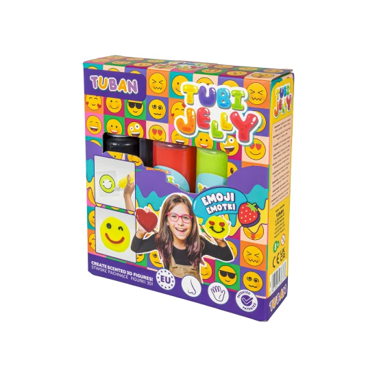 Tubi Jelly Kreativset Emoji zum Basteln von 3D Gel Emojis