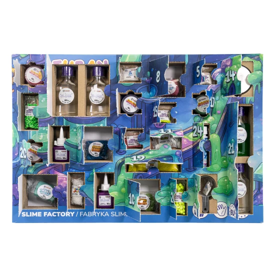 Sensorischer Adventskalender Schleimfabrik – Kreatives Sensorik-Set für Kinder