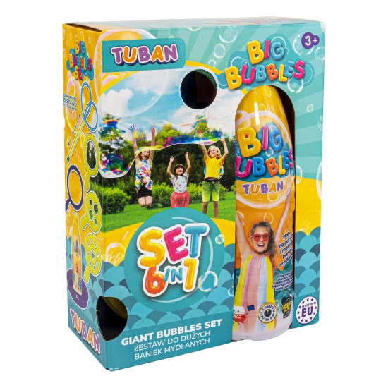 Set für riesige Seifenblasen 6 in 1 TUBAN
