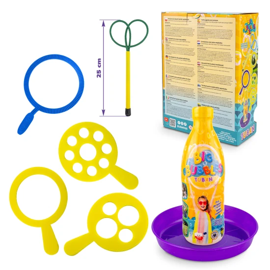 Set für riesige Seifenblasen 6 in 1 TUBAN