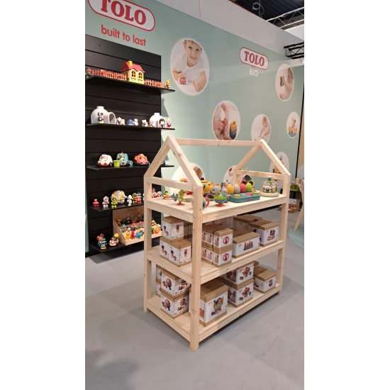Spielzeughaus Display Tolo & Dolce – Bunter Aufbewahrungsort für Kinderzimmer