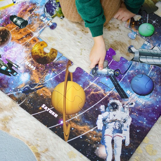 Kinderpuzzle zum Zusammenstecken für die ganze Familie