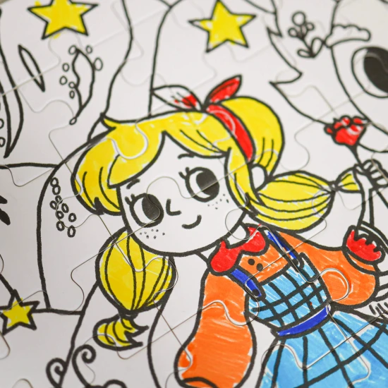 Malpuzzle für Kinder Secret Garden Tookyland