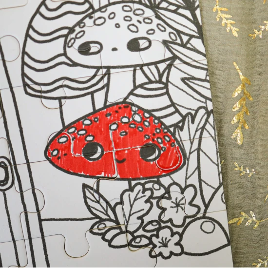 Malpuzzle für Kinder Secret Garden Tookyland