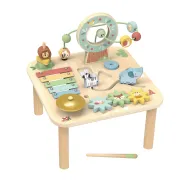 Pastellfarbener Aktivitätstisch für Kleinkinder - Lernspielzeug mit Spaßgarantie