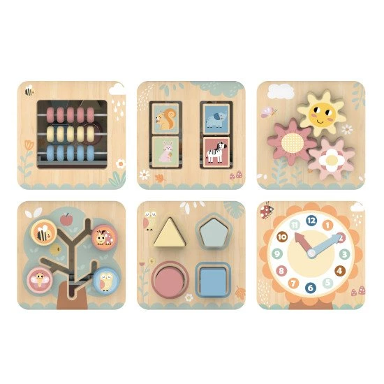 Aktivitätswürfel in Pastellfarben