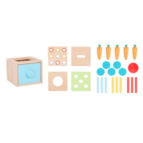 Die Montessori-Box 4 in 1 ist das beste Multifunktionsspielzeug für die kindliche Entwicklung