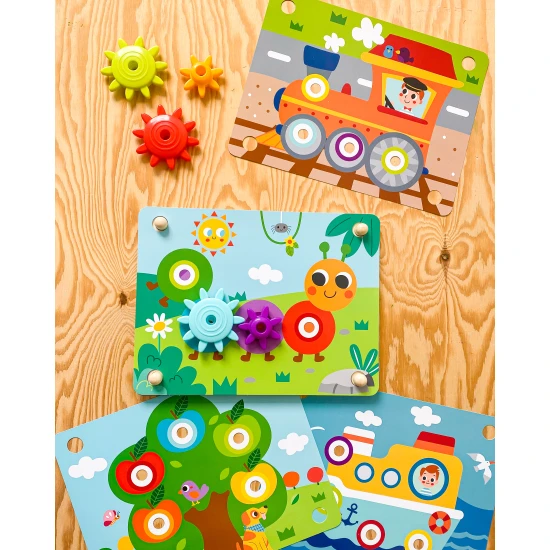 Zahnräder für die Kleinsten von Tooky Toy