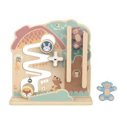 Rennstrecke Tiere 2in1 Pastell