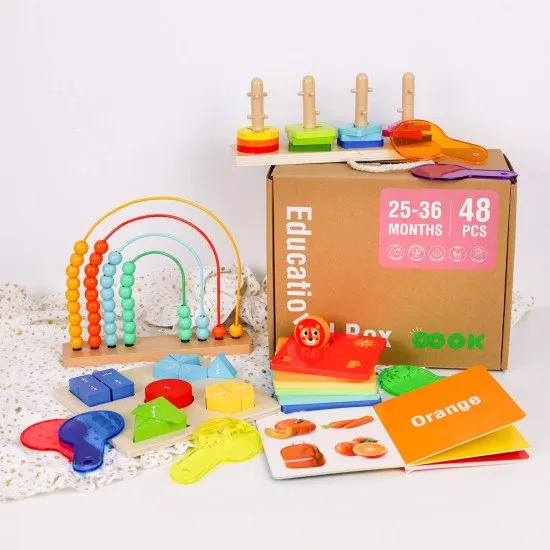 25–36 Monate Lernbox Didaktisches Spielzeug ab 2 Jahren Tooky Toy