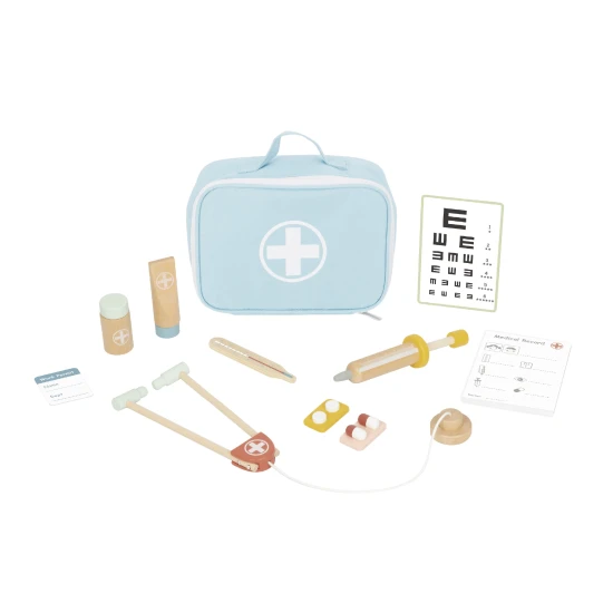 Arztkoffer aus Holz für Kinder