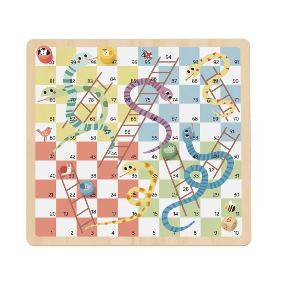 Holz: Nicht böse sein, Schlangen und Leitern