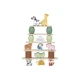 Balance-Spiel aus Holz für Kinder, Tiere, Pastellfarben, Tooky Toy