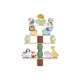 Balance-Spiel aus Holz für Kinder, Tiere, Pastellfarben, Tooky Toy