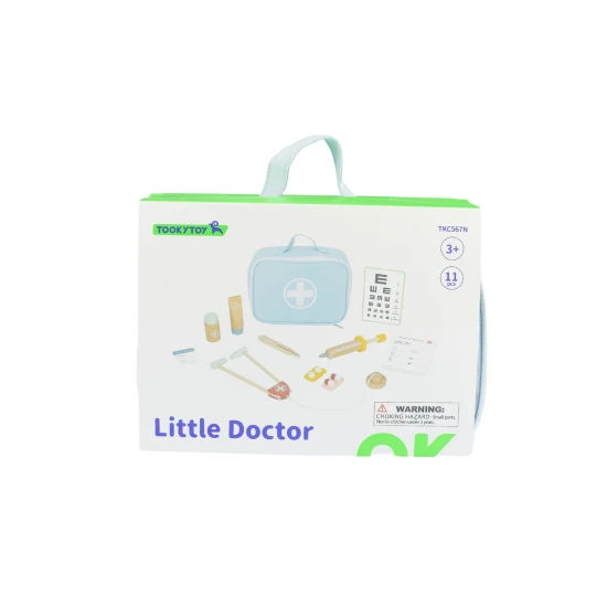 Arztkoffer aus Holz für Kinder