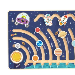 Sonnensystem Labyrinth Spiel für Kinder