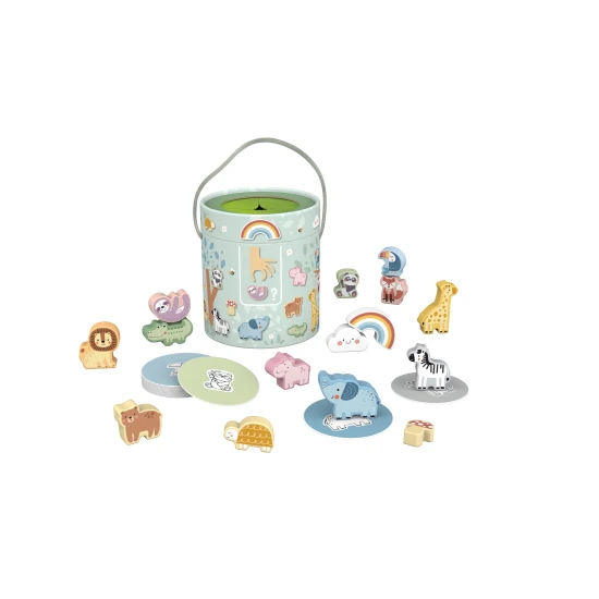 Brettspiel „Tiere berühren und finden“ für Kinder Tooky Toy
