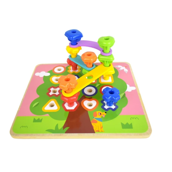 Logisches Bauset für Kinder Rainbow Tooky Toy