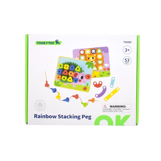Logisches Bauset für Kinder Rainbow Tooky Toy