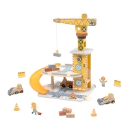 Kran- und Spielzeugauto-Set