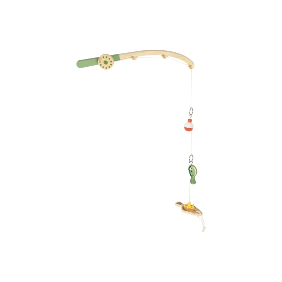 Tooky Toy Angelgeschäft – Holzset mit Angelrute, Fischen und Zubehör für Kinder