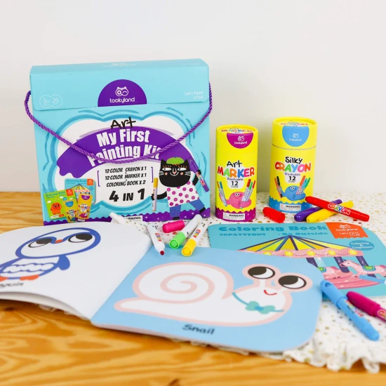 Großes 4-in-1-Kreativset für Kinder