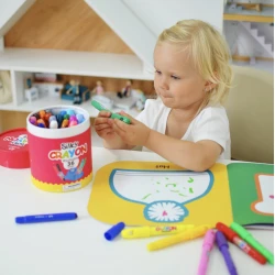 Waschbare Premium-Wachsmalstifte, 36er Set - Ideal für Kinder