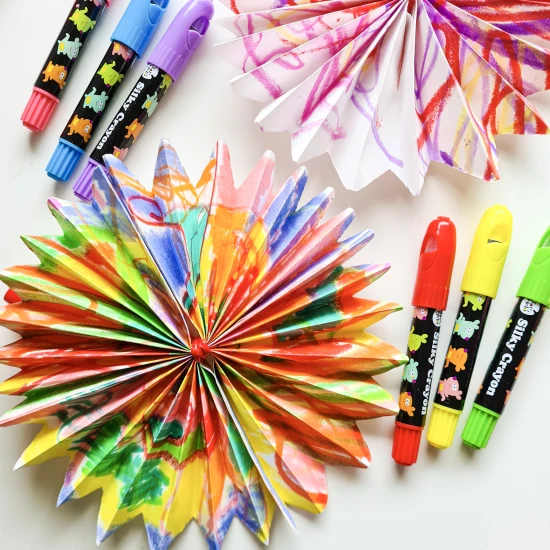 Bunte, weiche, abwaschbare Buntstifte für Kinder in einer praktischen Box – 36 Stück