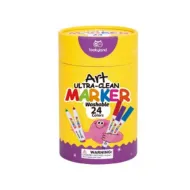 Abwaschbare Marker mit Universalspitze 24 Stück