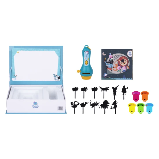 Projektionstaschenlampe Märchen Schattentheater