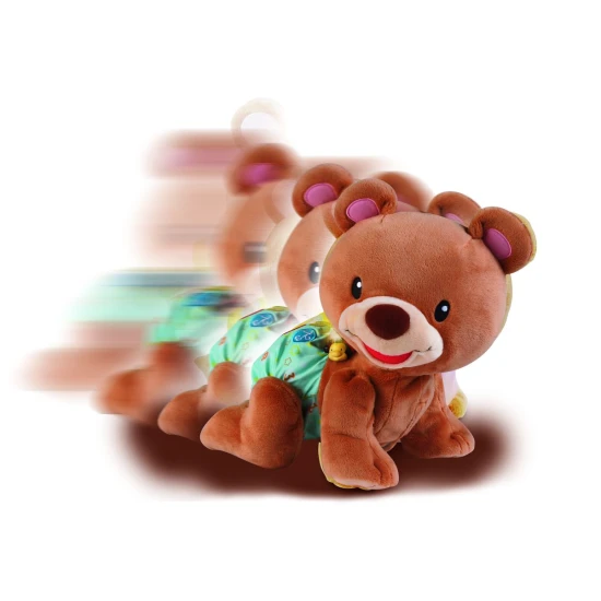 Interaktiver Kletterteddybär für Kinder mit Lichtern und Liedern.