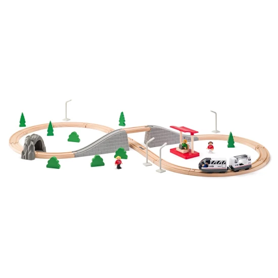 Holzeisenbahn Achter 45 Teile Holzeisenbahn Achter 45 Teile – Woody 102193078