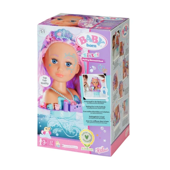 BABY born Schwester Frisierkopf Meerjungfrau BABY born Schwester Frisierkopf Meerjungfrau Zapf Creation 12830550